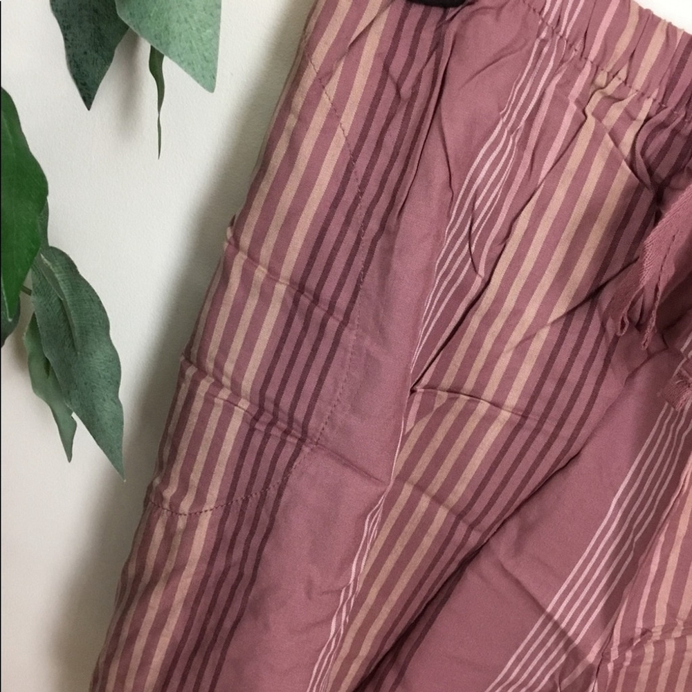 Ambrielle 1X NWT womans sleep/lounge shorts mauve stripe - Picture 12 of 12